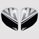 Platine écran VAS ARAI casque intégral Shaped Black