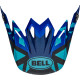 Visière BELL Moto-9 Tremor bleu/noir