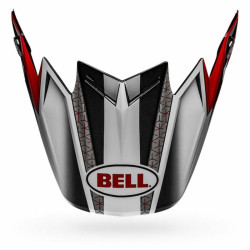 Visière BELL Moto-9 Flex Hound rouge/blanc/noir