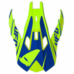 Visière UFO Interceptor vert fluo/bleu