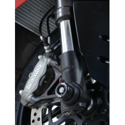 Protection de fourche R&G RACING noir Ducati 1299 Panigale