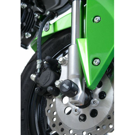 Protection de fourche R&G RACING noir Kawasaki Z125