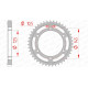 Couronne AFAM 45 dents acier pas 530 type 12601 Yamaha