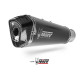Silencieux MIVV Delta Race inox noir/casquette carbone BMW S1000RR