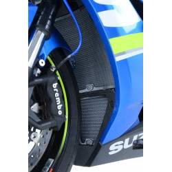 Protection de radiateur (huile) R&G RACING noir Suzuki GSX-R1000