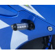 Adaptateurs de clignotants avant R&G RACING noir Suzuki GSXR-1000