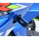 Adaptateurs de clignotants avant R&G RACING noir Suzuki GSXR-1000