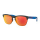 Lunettes de soleil OAKLEY Frogskins®Lite Maverick Vinales Signature Series Matte Black verres PRIZM™ Ruby