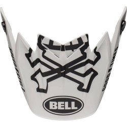 Visière BELL Moto 9 Flex Fasthouse WRWF blanc/noir/rouge