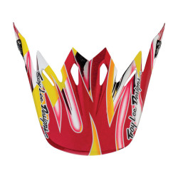 Visière BELL Moto 9 MC Replica rouge/jaune/chrome