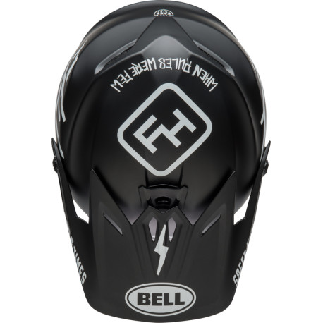 Visière BELL Moto-9 Youth Fasthouse Black/White