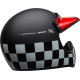 Casque BELL Moto-3 Fasthouse Checkers Matte/Gloss Black/White/Red taille S