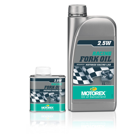 Huile de fourche MOTOREX Racing Fork Oil 2.5W 250ml