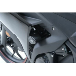 Tampons de protections R&G RACING Aero Race version noir Yamaha YZF-R3