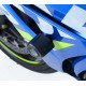 Tampons de protection R&G RACING Aero noir Suzuki GSX-R1000
