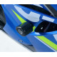 Tampons de protection R&G RACING Aero noir Suzuki GSX-R1000