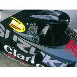 Tampon de protection R&G RACING Classic blanc Suzuki GSX-R 600