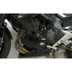 Tampons de protection R&G RACING Aero noir Kawasaki ER-6 N