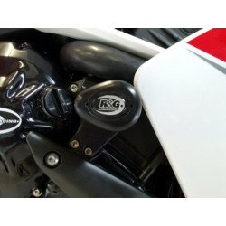 Tampons de protection supérieurs R&G RACING Aero noir Yamaha YZF-R1