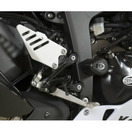 Tampons de protection R&G RACING Aero noir Kawasaki ZX6R 636