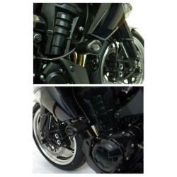 Tampons de protection R&G RACING noir Kawasaki Z1000