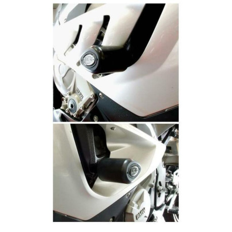 Tampons de protection R&G RACING Aero noir BMW S1000RR