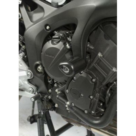 Tampons de protection R&G RACING Aero noir Yamaha FZ6 N/S Fazer
