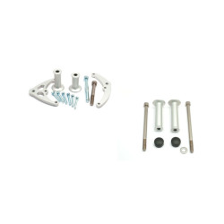 Kit fixation Crash-Pad LSL alu Kawasaki Z650