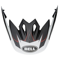 Visière BELL Mx 9 Blockade noir/blanc