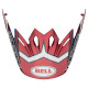 Visière BELL Moto 9 Flex / Moto 9 rouge