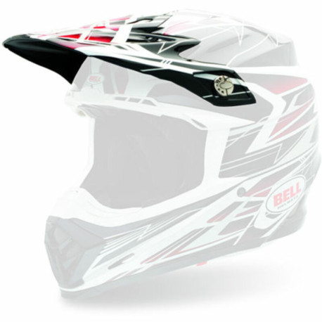 Visière BELL Moto-9/Moto-9 Flex Legacy Red