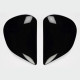 Plaques pivot ARAI Super AdSis J (LRS) Diamond Black pour casques RX-7 GP/Viper/Astro-Light/Quantum/Quantum-ST/Quantum-ST PRO/Ch