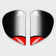 PLATINE ECRAN ARAI SAJ DNA BLACK CASQUE INTEGRAL