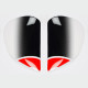 PLATINE ECRAN ARAI SAJ DNA WHITE CASQUE INTEGRAL