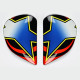 PLATINE ECRAN ARAI SAJ C-EDWARDS REPLICA CASQUE INTEGRAL