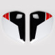 Platine écran ARAI VAS Place White casque intégral