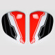 Platine écran ARAI VAS Mamola Edge Red casque intégral
