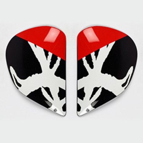 Plaques pivot ARAI Super AdSis J (LRS) Sketch Black pour casques Chaser-V/Chaser-V PRO 