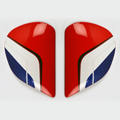 Plaques pivot ARAI Super AdSis J (LRS) Flow Blue pour casques Axces II 