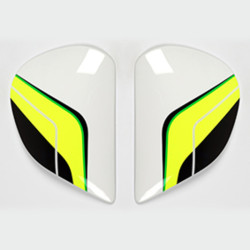 Plaques pivot ARAI Super AdSis J (LRS) Flow Green pour casques Axces II 