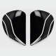 PLATINE ECRAN ARAI SAJ FIELD SILVER CASQUE INTEGRAL