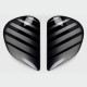 PLATINE ECRAN ARAI SAJ PAGE SILVER CASQUE INTEGRAL