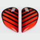 PLATINE ECRAN ARAI SAJ PAGE RED CASQUE INTEGRAL