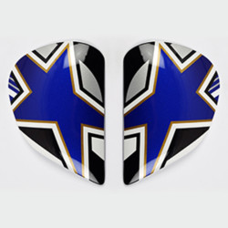 PLATINE ECRAN ARAI SAJ STARFLAG BLUE CASQUE INTEGRAL