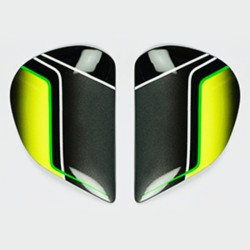 PLATINE ECRAN ARAI SAJ ELECTRIC GREEN CASQUE INTEGRAL