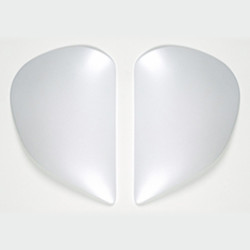Plaques pivot ARAI Super AdSis J (LRS) Frost White pour casques RX-7 GP/Quantum/Quantum-ST/Quantum-ST PRO/Rebel/Chaser-V/Chaser-