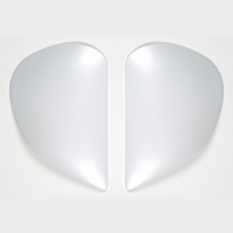 Plaques pivot ARAI Super AdSis J (LRS) Frost White pour casques RX-7 GP/Quantum/Quantum-ST/Quantum-ST PRO/Rebel/Chaser-V/Chaser-