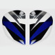 PLATINE ECRAN ARAI SAJ TRACK BLUE CASQUE INTEGRAL