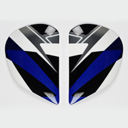PLATINE ECRAN ARAI SAJ TRACK BLUE CASQUE INTEGRAL