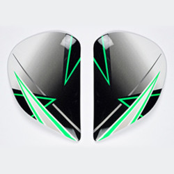 PLATINE ECRAN ARAI SAJ ASTEROID GREEN CASQUE INTEGRAL